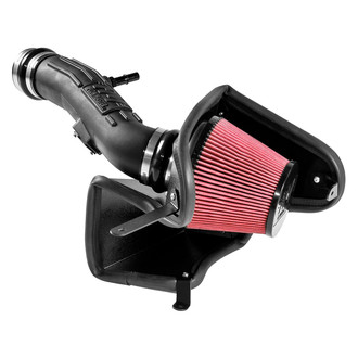 Flowmaster® - Delta Force™ Cross-Linked Polyethylene Black Cold Air Intake System with Oiled Red Filter