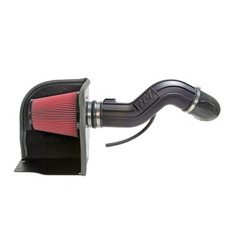 Flowmaster® - Delta Force™ Cross-Linked Polyethylene Black Cold Air Intake System with Oiled Red Filter