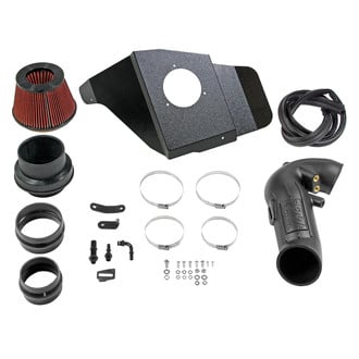 Flowmaster® - Delta Force™ Cross-Linked Polyethylene Black Cold Air Intake System with Red Filter