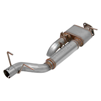 Flowmaster® - FlowFX 409 SS Round Direct-Fit Dual Mode Gray Exhaust Muffler Kit with Active Valve