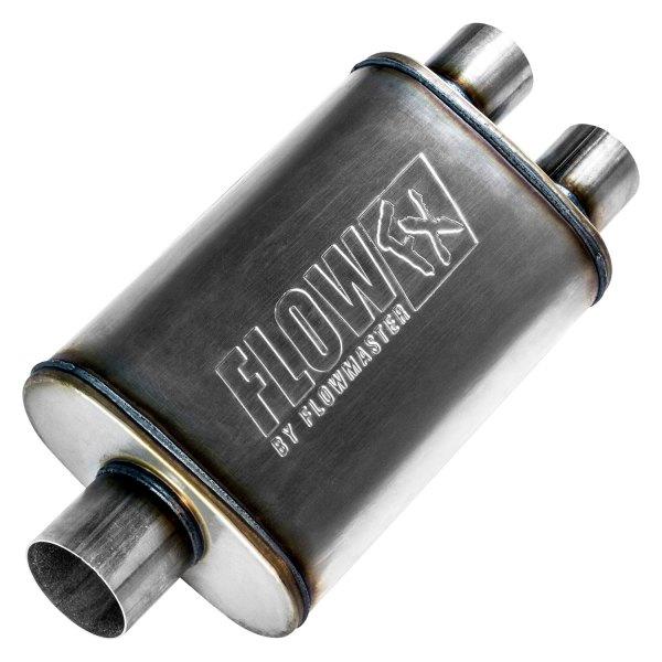 Flowmaster® - FlowFX™ 409 SS Oval Gray Exhaust Muffler