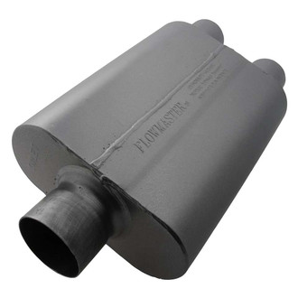 Flowmaster® - 40 Series 409 SS Oval Black Exhaust Muffler