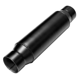 Flowmaster® - Outlaw™ 409 SS Round Race Black Exhaust Muffler (3" Center ID, 3" Center OD, 10.5" Length)