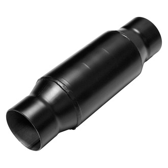 Flowmaster® - Outlaw™ 409 SS Round Race Black Exhaust Muffler (3" Center ID, 3" Center OD, 6.5" Length)