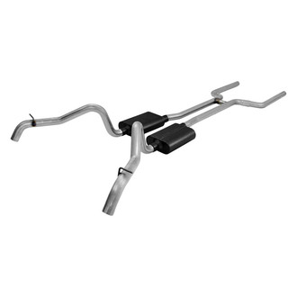 Flowmaster® - American Thunder™ Stainless Steel Header-Back Exhaust System with Split Rear Exit