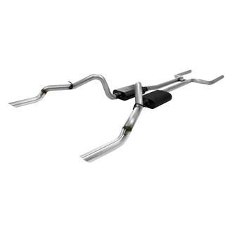 Flowmaster® - American Thunder™ Stainless Steel Header-Back Exhaust System with Split Rear Exit