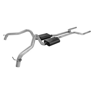 Flowmaster® - American Thunder™ Stainless Steel Header-Back Exhaust System with Split Rear Exit