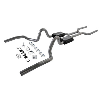 Flowmaster® - American Thunder™ Stainless Steel Header-Back Exhaust System with Split Rear Exit