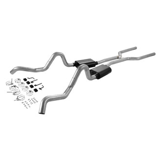 Flowmaster® - American Thunder™ Stainless Steel Header-Back Exhaust System with Split Side Exit