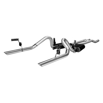 Flowmaster® - American Thunder™ Stainless Steel Header-Back Exhaust System with Split Rear Exit