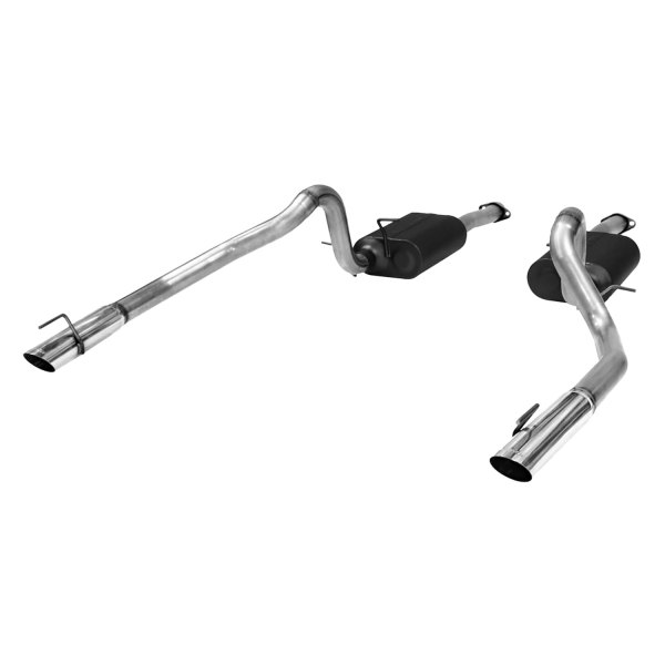Flowmaster® - American Thunder™ Stainless Steel Cat-Back Exhaust System, Ford Mustang