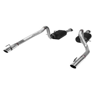 Flowmaster® - American Thunder™ Stainless Steel Cat-Back Exhaust System with Split Rear Exit