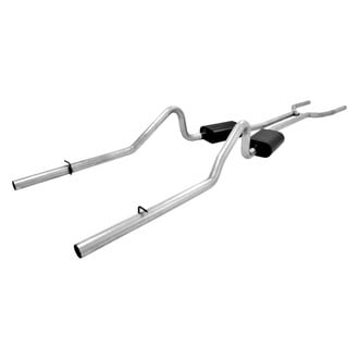 Flowmaster® - American Thunder™ Stainless Steel Header-Back Exhaust System with Split Rear Exit