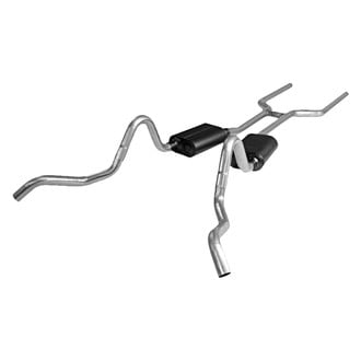 Flowmaster® - American Thunder™ Stainless Steel Header-Back Exhaust System with Split Side Exit