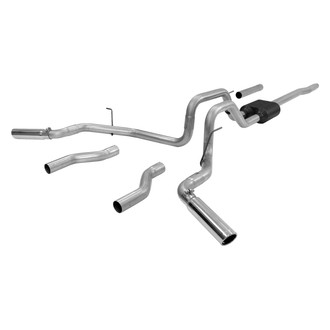 Flowmaster® - American Thunder™ Stainless Steel Cat-Back Exhaust System with Split Rear/Side Exit