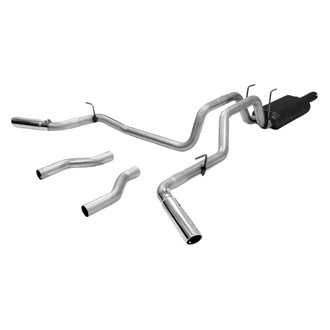 Flowmaster® - American Thunder™ Stainless Steel Cat-Back Exhaust System with Split Rear/Side Exit