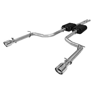 Flowmaster® - American Thunder™ Stainless Steel Cat-Back Exhaust System with Split Rear Exit