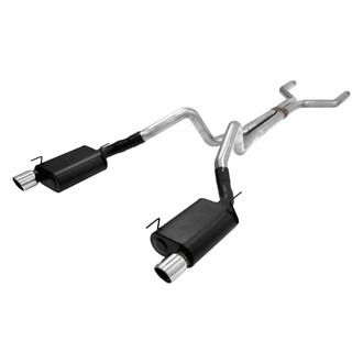 Flowmaster® - American Thunder™ Stainless Steel Cat-Back Exhaust System with Split Rear Exit