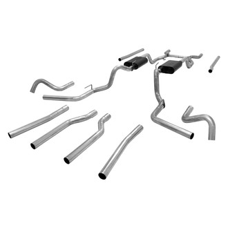 Flowmaster® - American Thunder™ Stainless Steel Header-Back Exhaust System with Split Rear/Side Exit