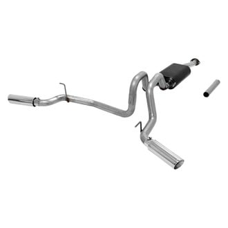 Flowmaster® - American Thunder™ Stainless Steel Cat-Back Exhaust System with Split Side Exit