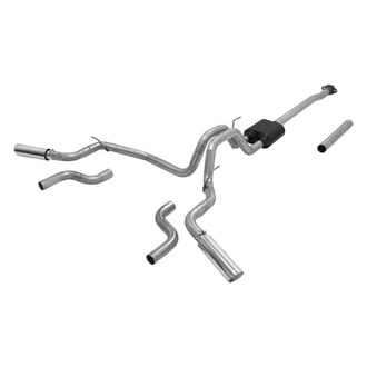 Flowmaster® - American Thunder™ Stainless Steel Cat-Back Exhaust System with Split Rear/Side Exit
