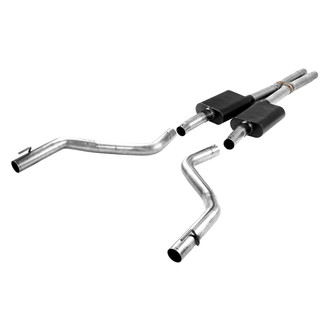 Flowmaster® - American Thunder™ 409 SS Cat-Back Exhaust System with Split Rear Exit