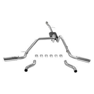 Flowmaster® - American Thunder™ 409 SS Cat-Back Exhaust System with Split Rear/Side Exit