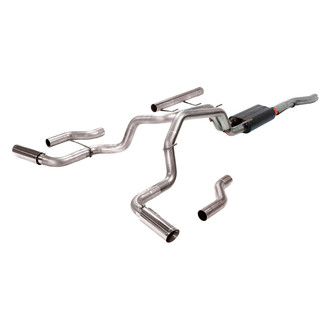 Flowmaster® - American Thunder™ 409 SS Cat-Back Exhaust System with Split Rear/Side Exit