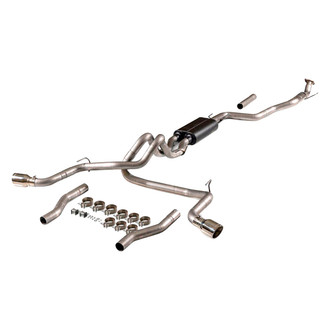 Flowmaster® - American Thunder™ 409 SS Cat-Back Exhaust System with Split Rear/Side Exit