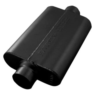 Flowmaster® - 50 Series Delta Force™ 409 SS Oval Black Exhaust Muffler (2.5" Center ID, 2.5" Center OD, 11.5" Length)