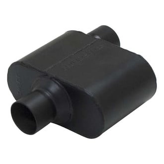 Flowmaster® - Super 10 Series Delta Flow™ 409 SS Oval Black Exhaust Muffler