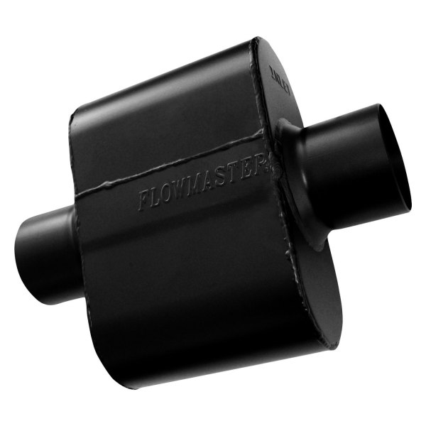Flowmaster® - Super 10 Series Delta Flow™ 409 SS Oval Black Exhaust Muffler