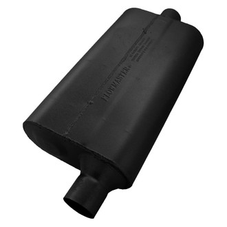 Flowmaster® - 50 Series Delta Flow™ Aluminized Steel Oval Black Exhaust Muffler