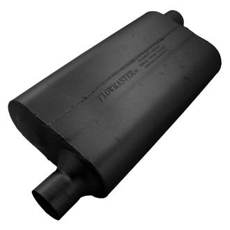 Flowmaster® - 50 Series Delta Flow™ Aluminized Steel Oval Black Exhaust Muffler