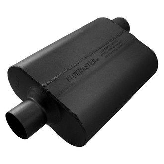 Flowmaster® - 40 Series Delta Flow™ Aluminized Steel Oval Black Exhaust Muffler