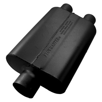 Flowmaster® - 40 Series Delta Flow™ Aluminized Steel Oval Black Exhaust Muffler