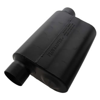 Flowmaster® - Super 44 Series Delta Flow™ Aluminized Steel Oval Black Exhaust Muffler