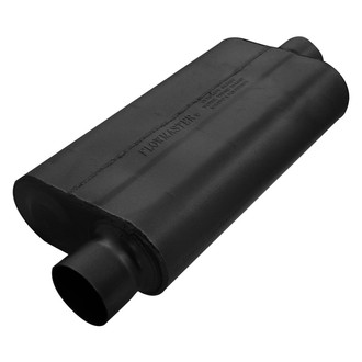 Flowmaster® - 50 Series Delta Flow™ Aluminized Steel Oval Black Exhaust Muffler