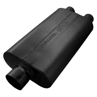 Flowmaster® - 50 Series Delta Flow™ Aluminized Steel Oval Black Exhaust Muffler