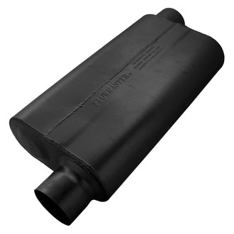 Flowmaster® - 50 Series Delta Flow™ Aluminized Steel Oval Black Exhaust Muffler