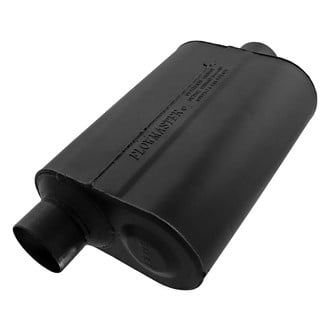 Flowmaster® - Super 40 Series Delta Flow™ Aluminized Steel Oval Diesel Black Exhaust Muffler