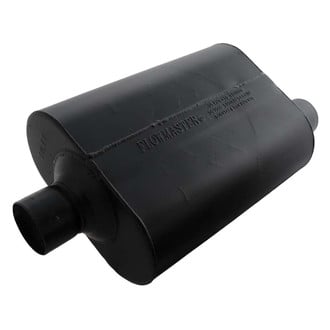 Flowmaster® - Super 40 Series Delta Flow™ Aluminized Steel Oval Black Exhaust Muffler