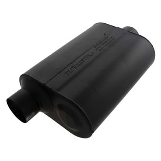 Flowmaster® - Super 40 Series Delta Flow™ Aluminized Steel Oval Diesel Black Exhaust Muffler
