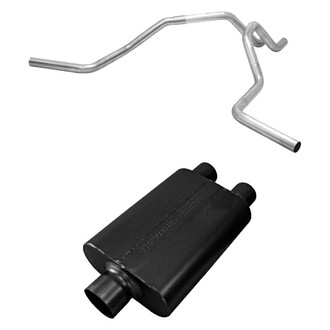 Flowmaster® - Exhaust Muffler and Dual Prebend Tailpipes Kit