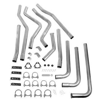 Flowtech® - Super Street™ Aluminized Steel Manifold-Back Exhaust System with Split Rear Exit