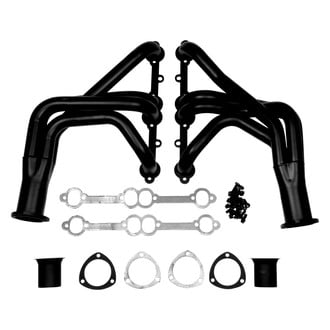 Flowtech® - Mild Steel Black Painted Long Tube Exhaust Headers