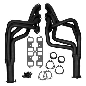 Flowtech® - Mild Steel Black Painted Long Tube Exhaust Headers