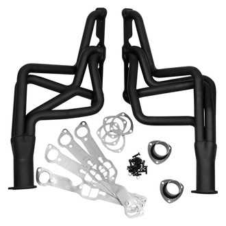 Flowtech® - Mild Steel Black Painted Long Tube Exhaust Headers