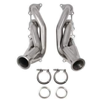 Flowtech® - Forward Facing 304 SS Polished Turbo Exhaust Headers