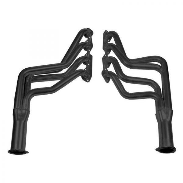 Flowtech® 11130FLT Mild Steel Black Painted Long Tube Exhaust Headers